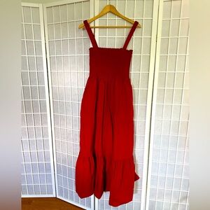 Hill House Victorian Red Anjuli Nap Dress